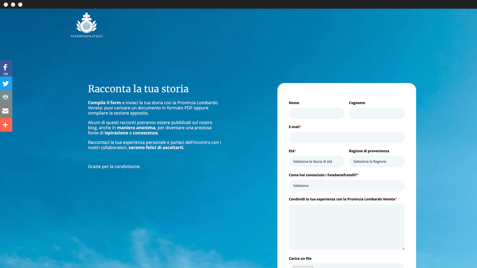 Landing Page FBF