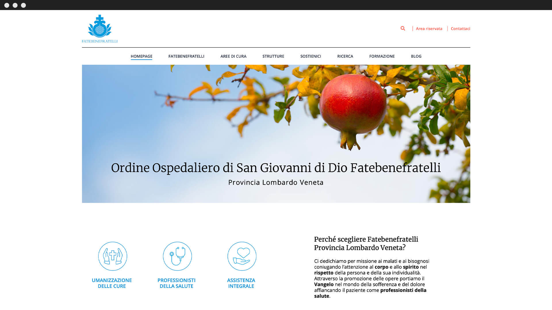 Home Page Sito Web
