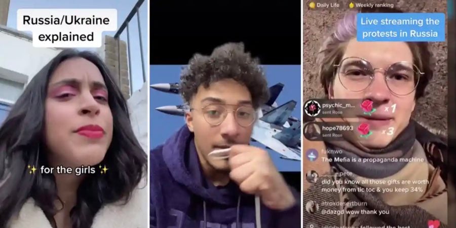 Guerra in Ucraina su TikTok