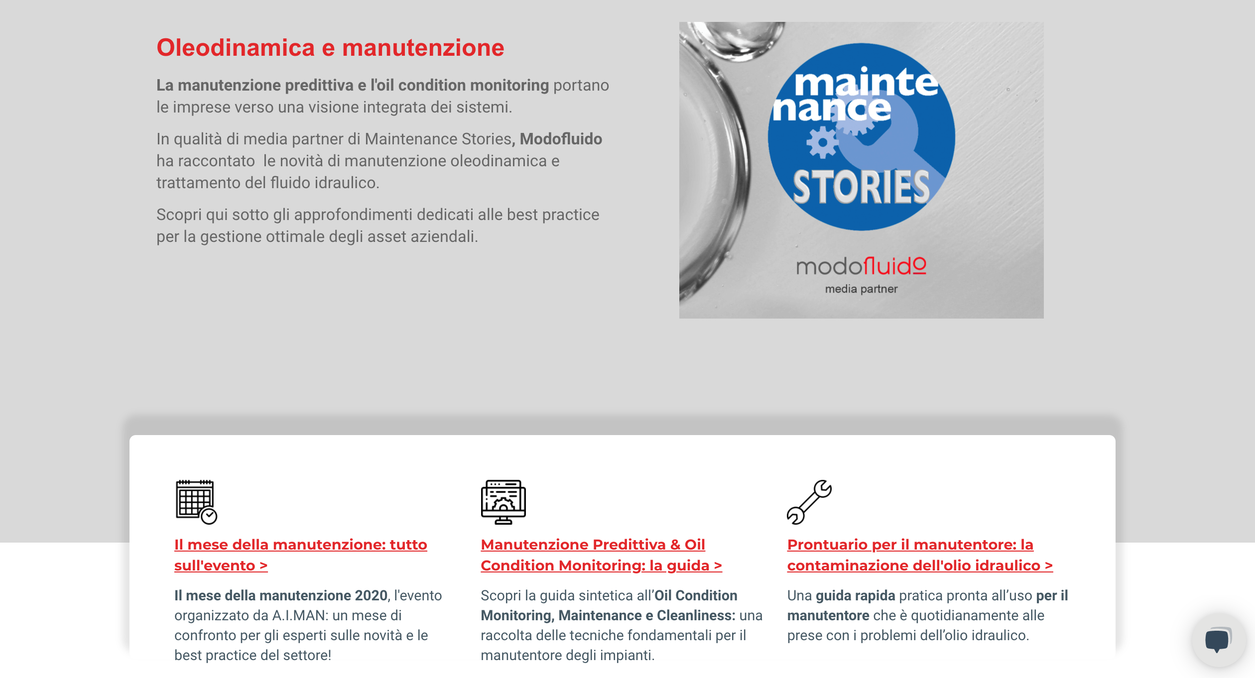 Landing Page Modofluido