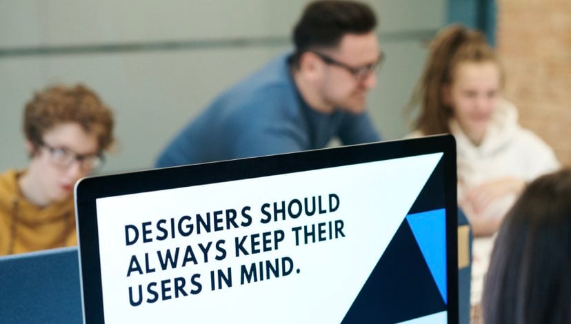 I designer devono sempre pensare agli utenti